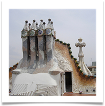 Gaudi Chimneys - Helen Kulczycki